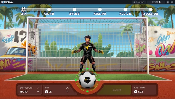 Penalty Unlimited - Football-Themed Instant Game